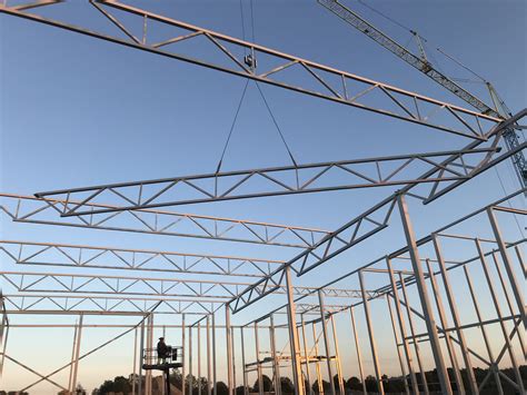 pre fabricated metal truss system|american made steel trusses.